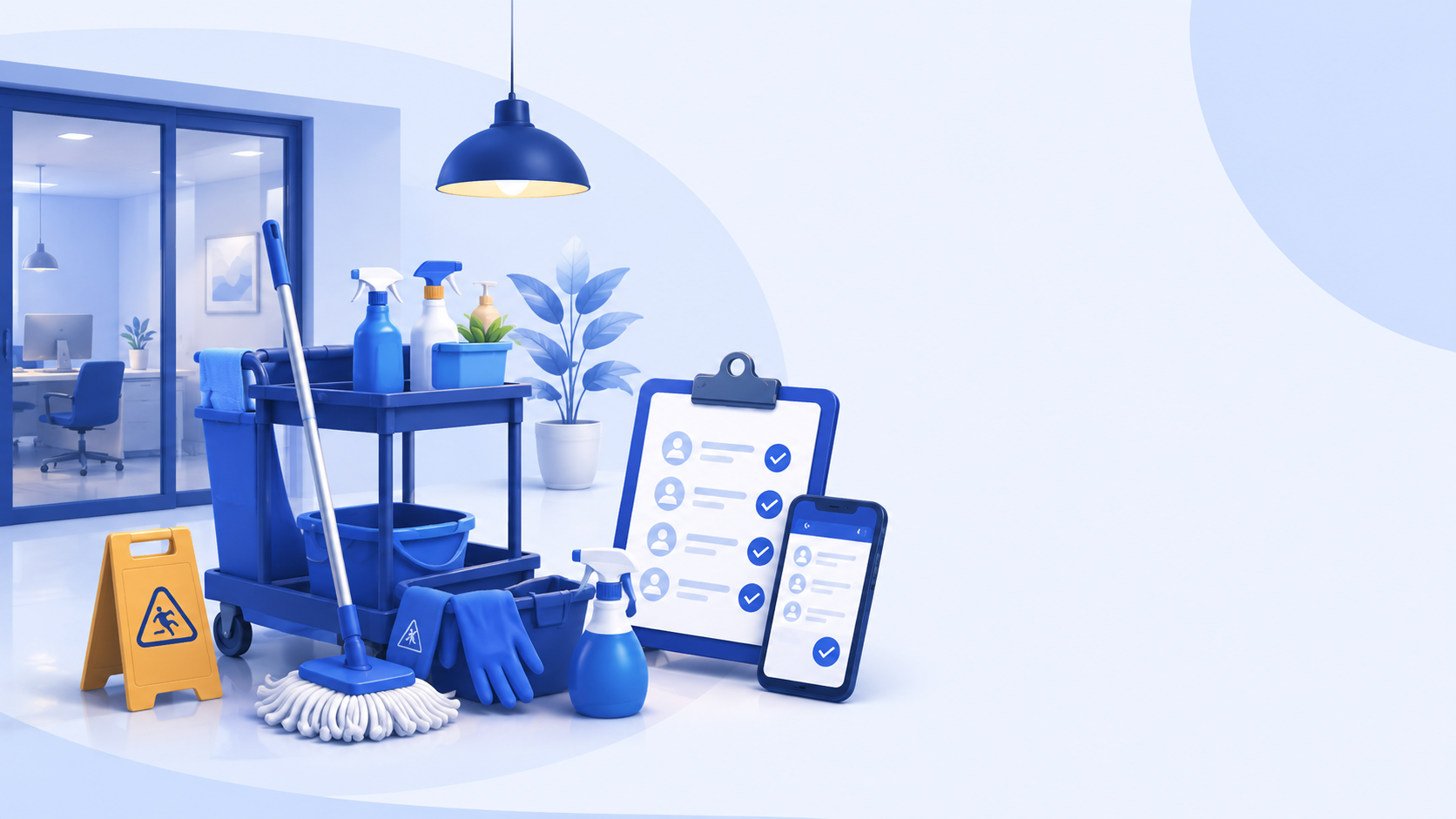 Cleaning and janitorial workforce management software for crew schedules site coverage tasks and updates