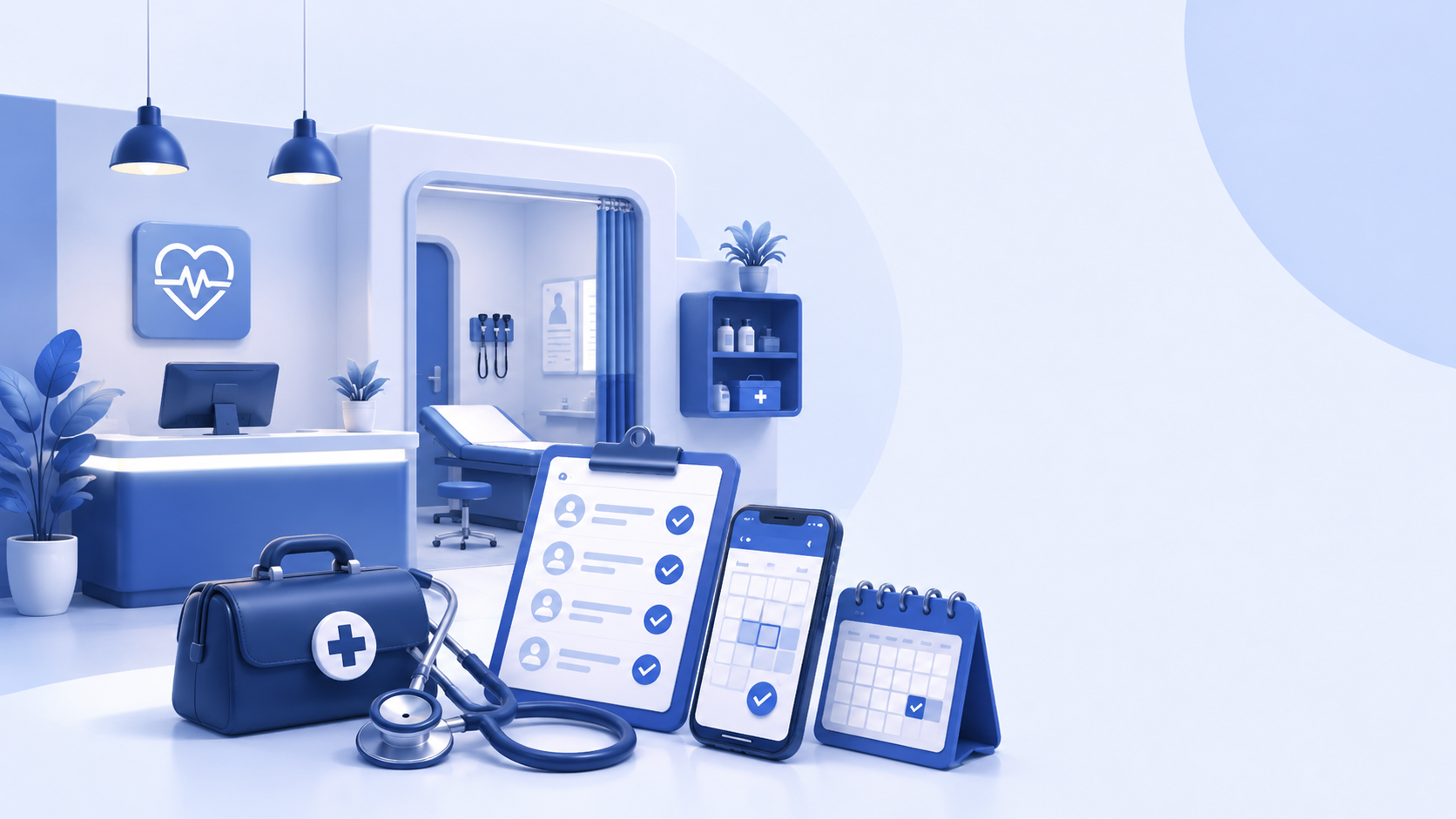 Healthcare clinic workforce management software for schedules coverage tasks and daily operations